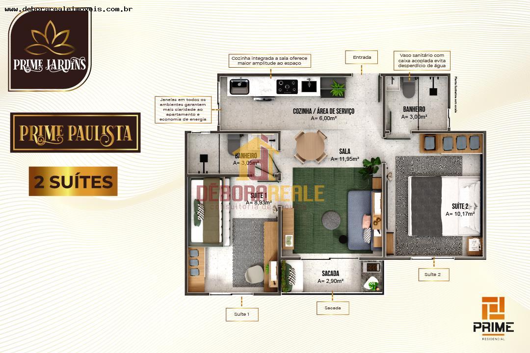 Apartamento à venda com 2 quartos, 46m² - Foto 9